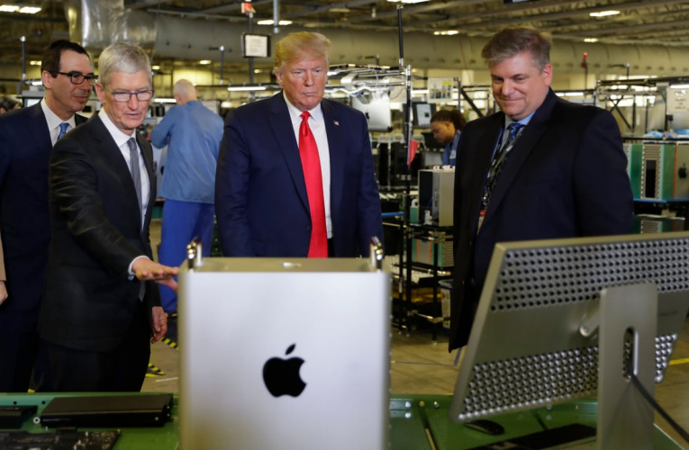 Trump Pressures Apple To Stop Planned Factory Move From Texas To China, Hundreds Of Jobs Saved