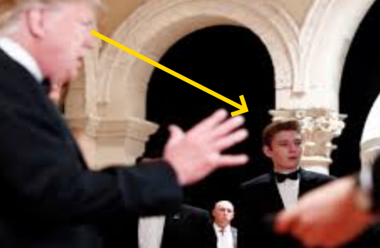 Barron Trump spotted in tuxedo that has teenaged girls in a tizzy