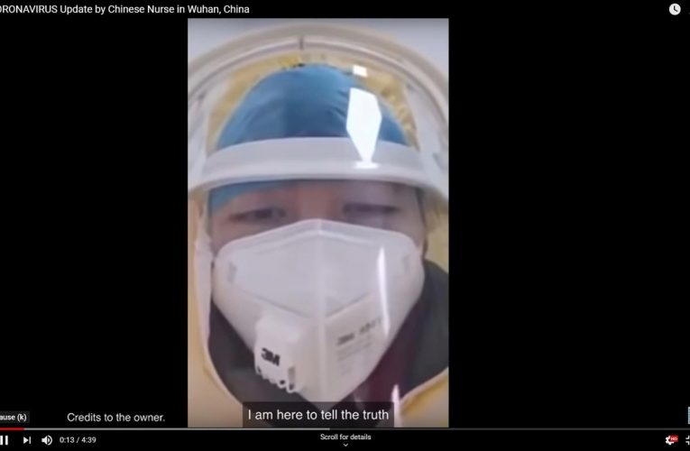 Chinese Nurse Posts Shocking Video: 100,000  infected and Coronavirus out of control