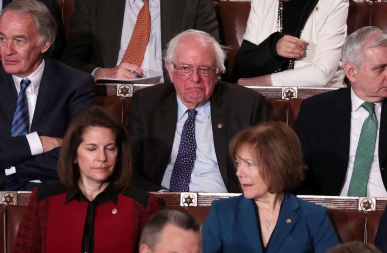 WATCH: Bernie’s Reaction When President Trump Says We Will Never Be A Socialist Country