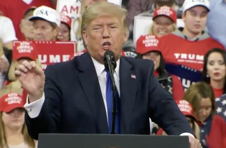 WATCH: President Trump Gives Speech In Wisconsin That Rose His Approval  2 Pts