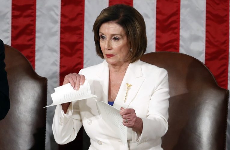 White House to consider petition to arrest Pelosi for shredding State of The Union speech