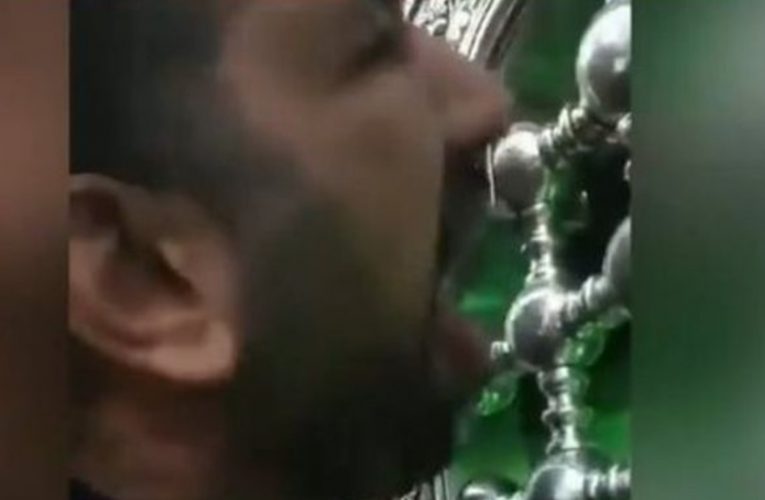 Iranians Take Turns Licking Shrine On Video To Defy Coronavirus