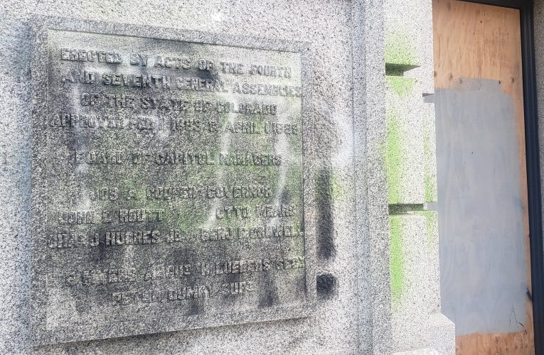 Dems Celebrate Rioters’ Vandalism of 137 year old plaque