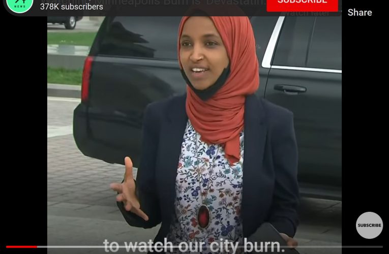 Exclusive: Watch Rep. Omar SMILE When Saying How Sad She Is To Watch Minneapolis Burn