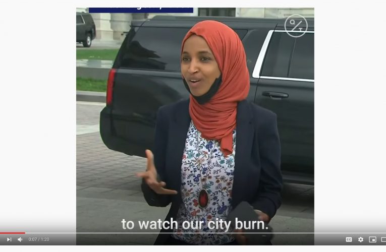 Watch: Democrat Congresswoman laughs as her city burns to the ground