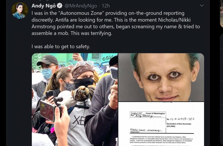 Antifa Terrorist “The Mad Fapper” Tries Sending A Mob After Conservative Minority Journalist