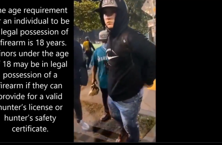 Video Shows CHAZ Warlord Raz handing Out Guns To White Minors, Antifa’s  “Snow Soldiers”