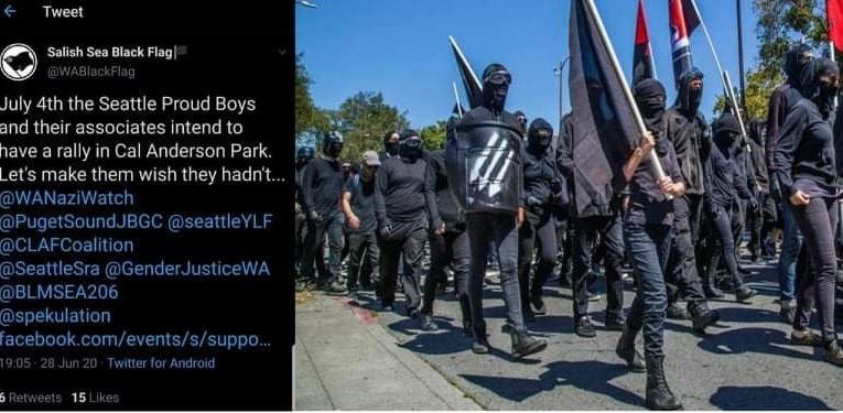 Antifa’s Black Bloc Brigade Reportedly Mobilizing For July 4th Patriot Event
