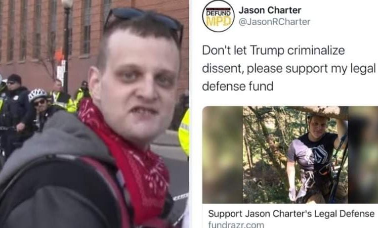 Antifa Warlord Arrested  For Statue Tearing Sets Up GoFundMe For Legal Defense