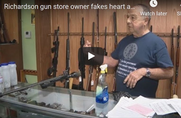 Gun Store Owner Getting Robbed Fakes Heart Attack To Trick Robbers, Then Shoots 1 Cold