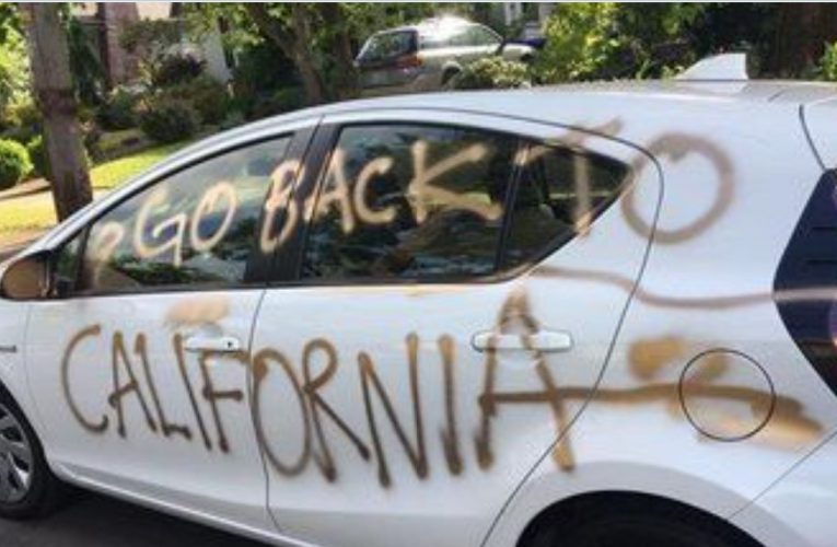 California Liberals Who Move To More Capitalist State Get Car Spray Painted